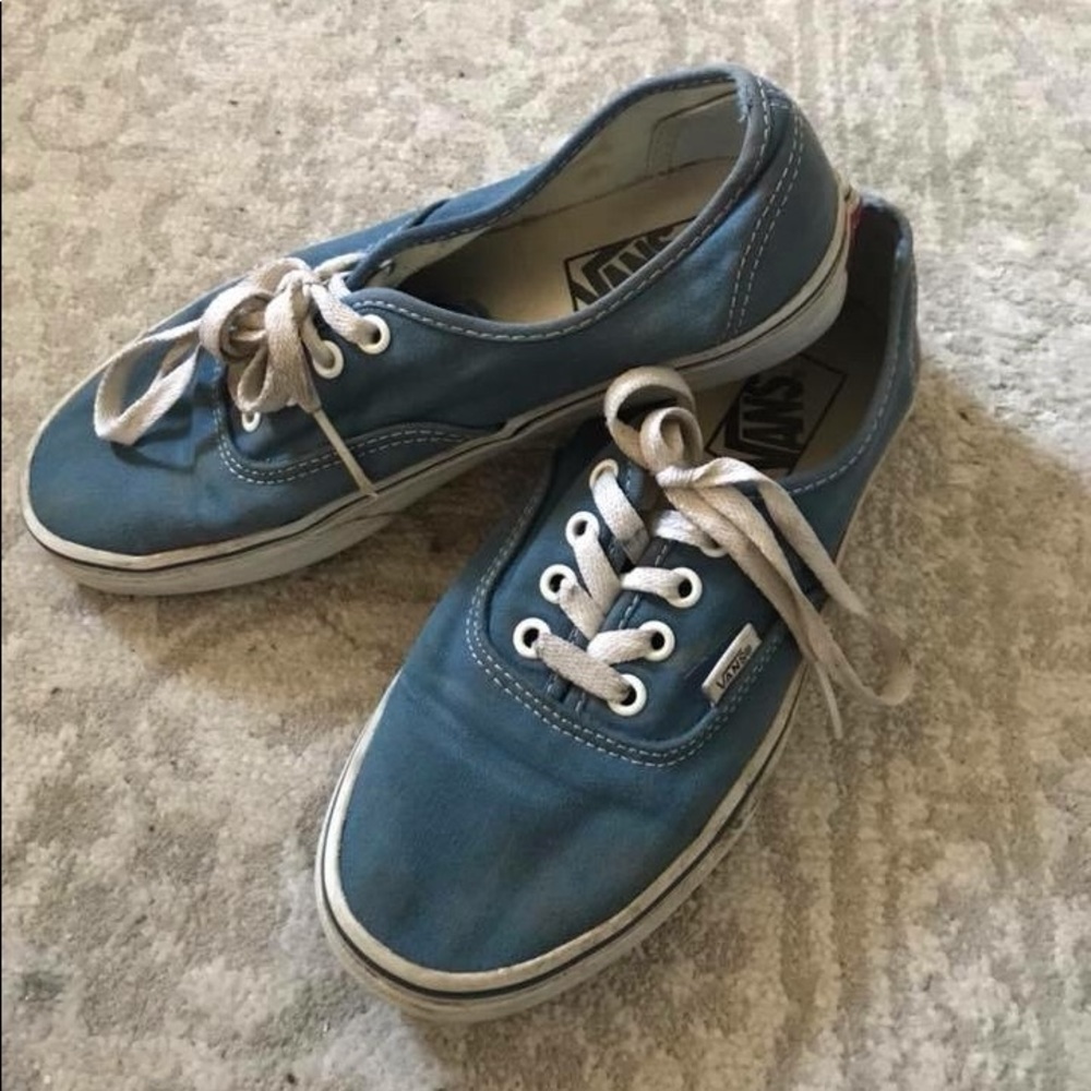 Blue Vans Authentic size 7womens